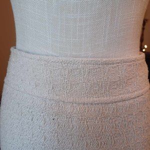 Dolce & Gabbana Cream Tweed Mini Skirt